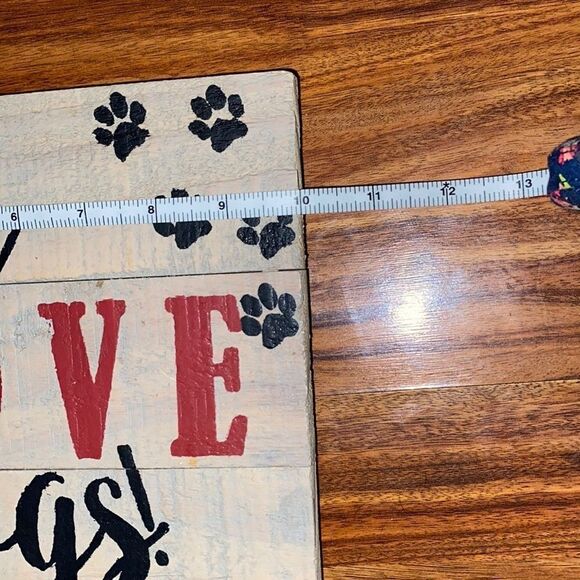 4 for $50🎃 Wooden Decoration Must Love Dogs Home Decor - Picture 5 of 6